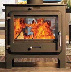Ekol Clarity14kW double sided multi-fuel stove