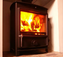 FDC freestander 5kW Wide DEFRA approved multi-fuel stove