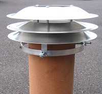 Anti up draft draught aero cowl