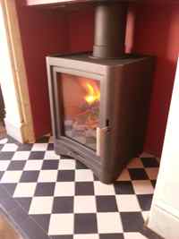 Broseley eVolution 5 on Regency tiled hearth