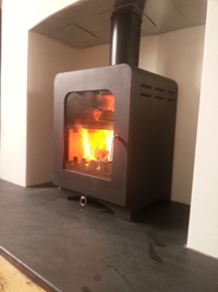 Saltfire ST2 stove in Gardener Street Portslade