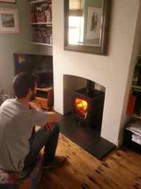 Saltfire ST2 stove in Gardener Street Portslade