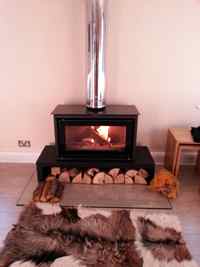 Stovax Riva installed in Rottingdean Sussex