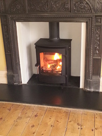 Town and Country Rosedale 7.5kW stove in Hove