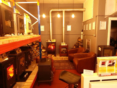 Wood burner showroom in Hove East Sussex